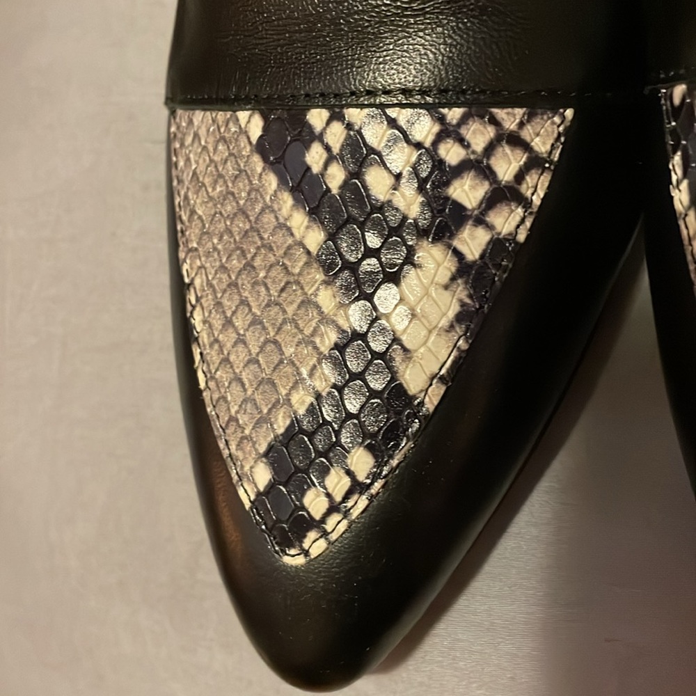 NWOB Gorgeous Black Avellini Flats Size 8.5 - Picture 3 of 9